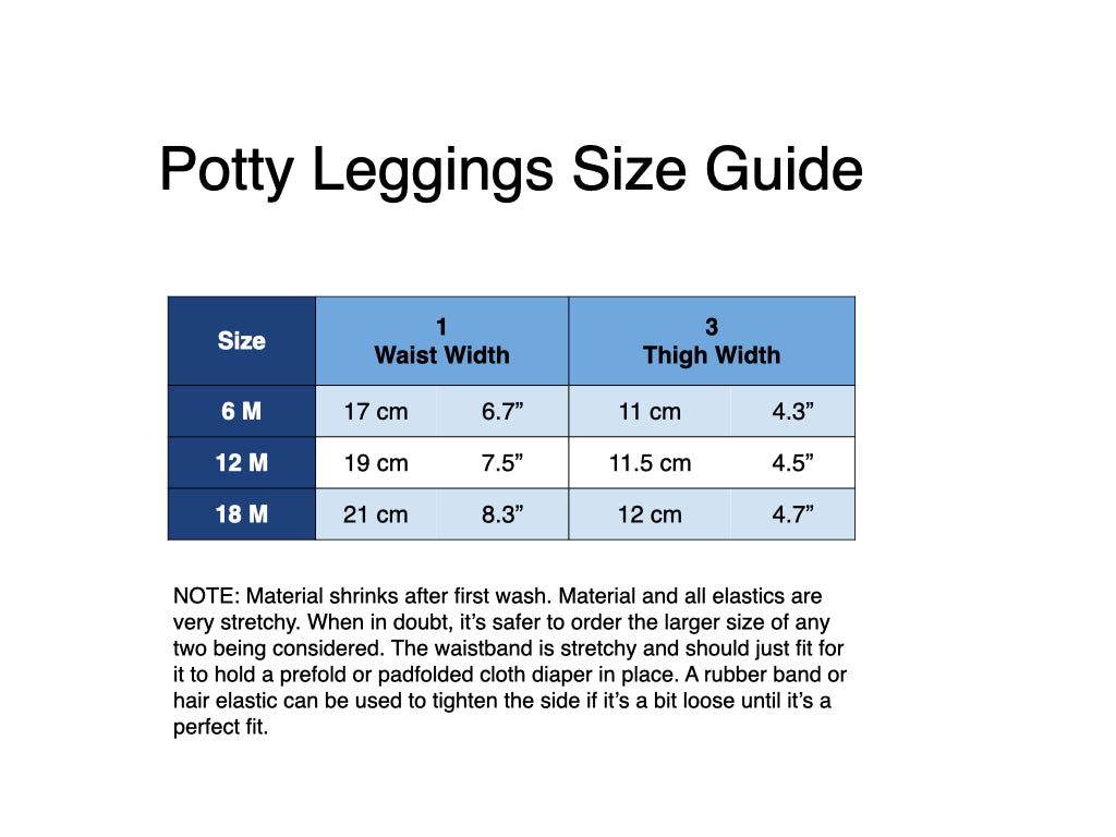 Organic Cotton Potty Leggings